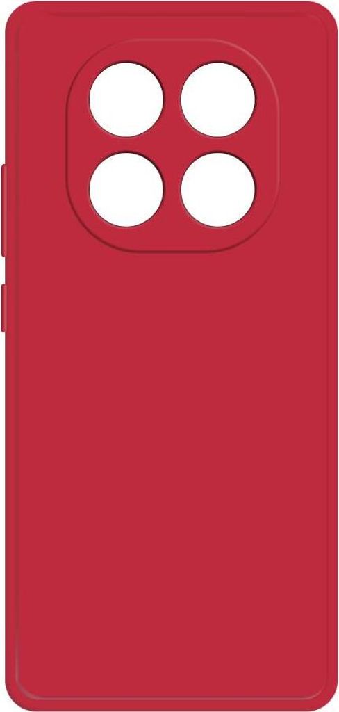 Hülle für Xiaomi Redmi Note 14 Pro 4G - Phonesta Color Silikon Back Cover - Rot