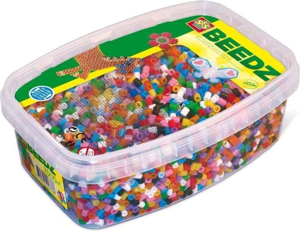 Bügelperlen Set, SES Creative, 7000 Stück, Hohe Qualität, PVC-frei