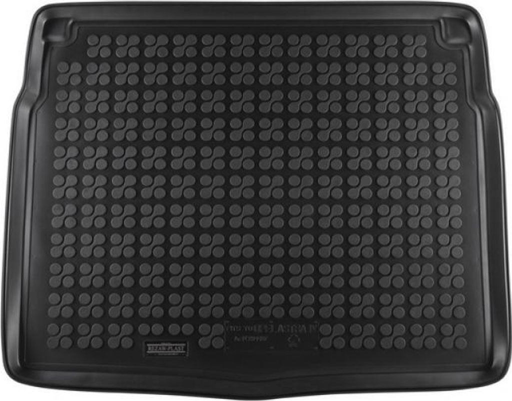 Kofferraummatte Gummi Schwarz passend für OPEL Astra IV J Hatchback 2009-2015.