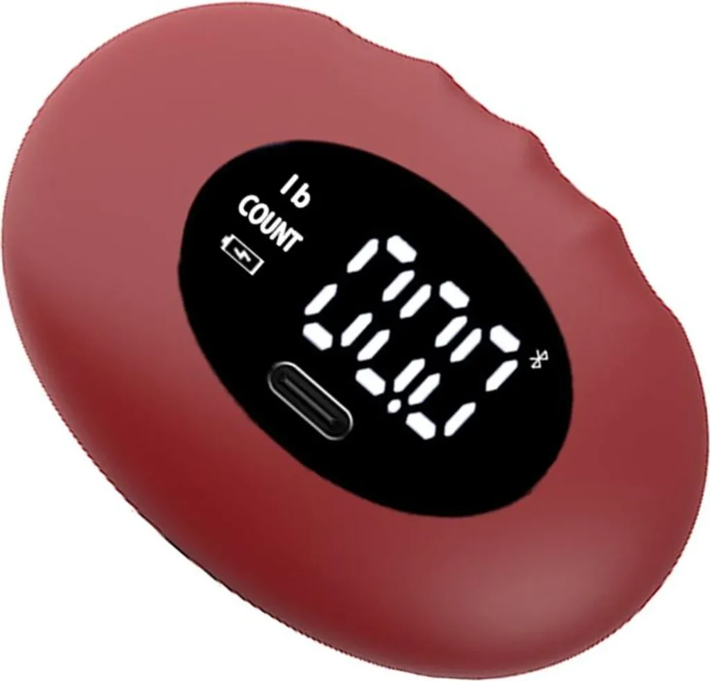 Dynamomètre Main Musculation et Rééducation 180kg Rechargeable Rouge - 2