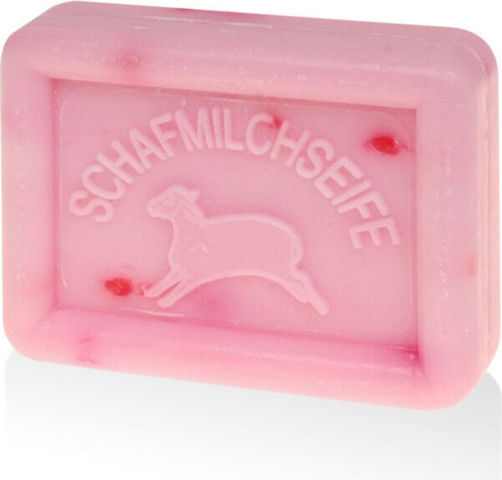 Ovis Schafmilchseife Seife Himbeer Spritz Eckig Naturprodukt 100g