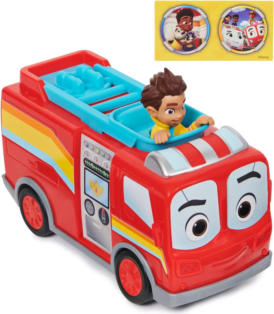 Véhicule à Friction Disney Junior Firebuds Race and Wheelie pour Enfant - 3