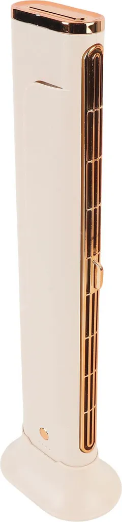 Ventilateur de table moderne beige sans pales - compact et silencieux - 4