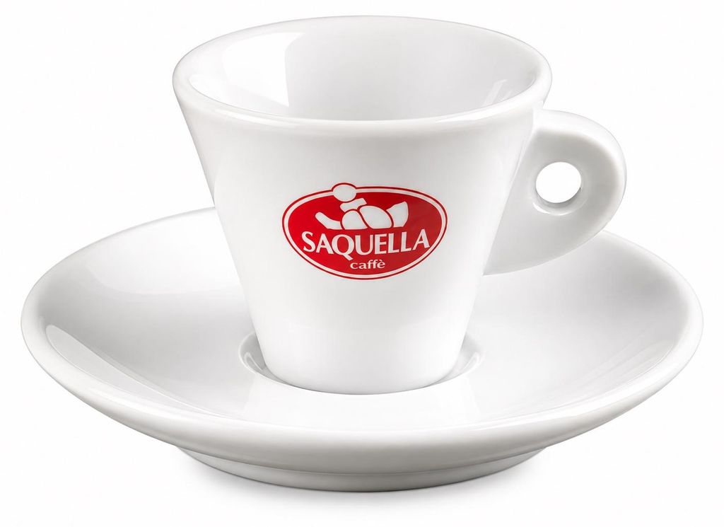 Saquella Espressotasse mit Unterteller Porzellan für Produktbild 