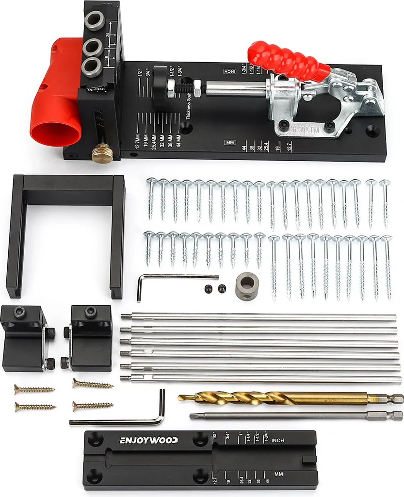 Gabarit Pocket-Hole XK4 PRO MAX pour assemblages bois sans défauts - 7