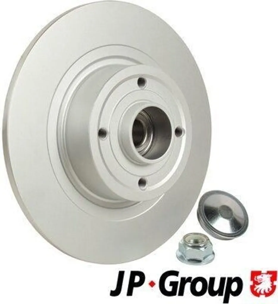 2 Disques de Frein Arrière JP GROUP 4363201100 pour Renault Scénic II