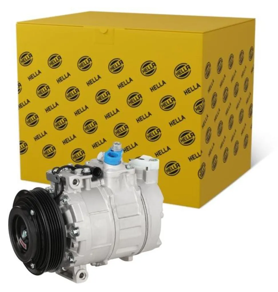Compresseur de climatisation 12V HELLA Ø 120 compatible avec MG ZT - 6
