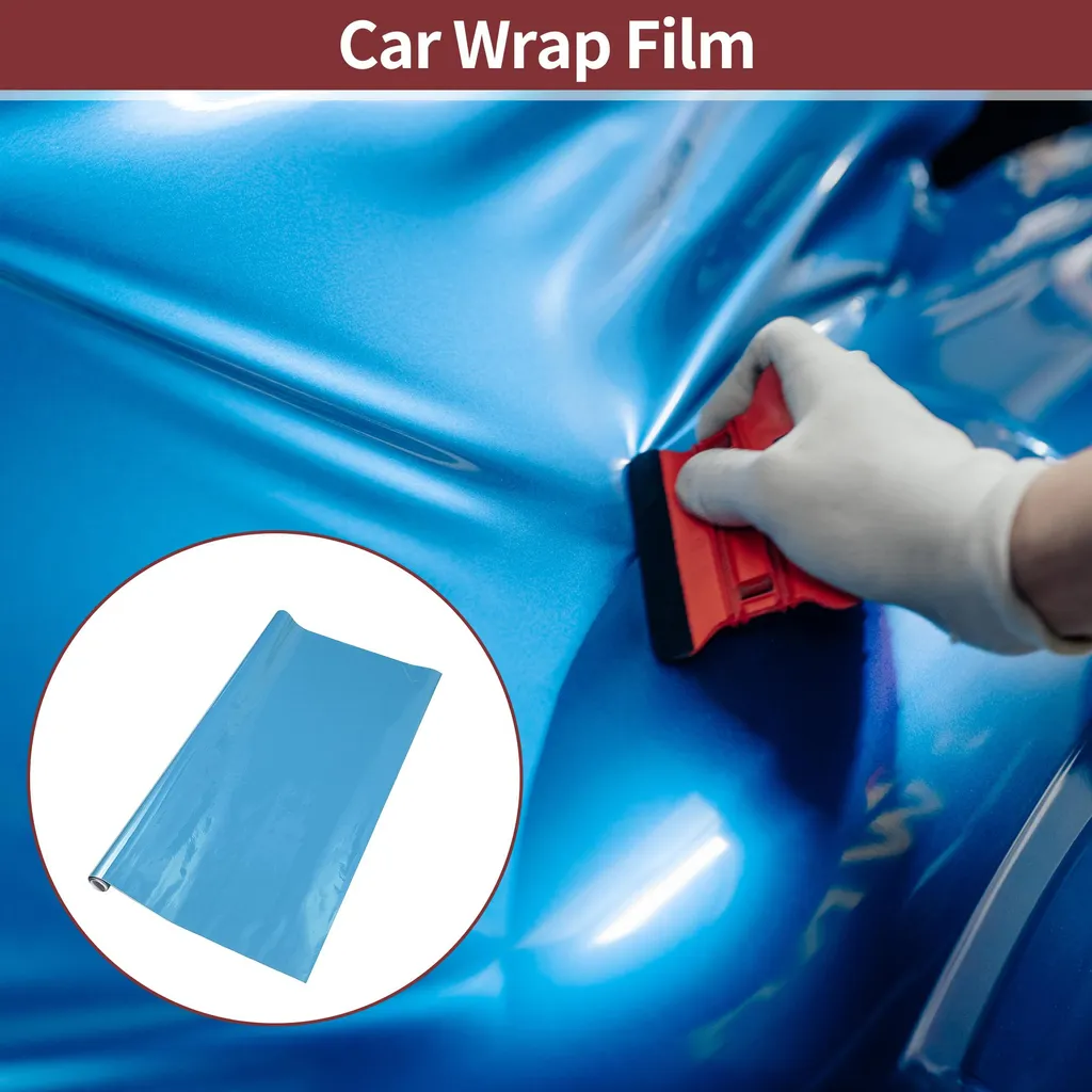 Film Protection Carrosserie Bleu Clair pour Intérieur et Extérieur