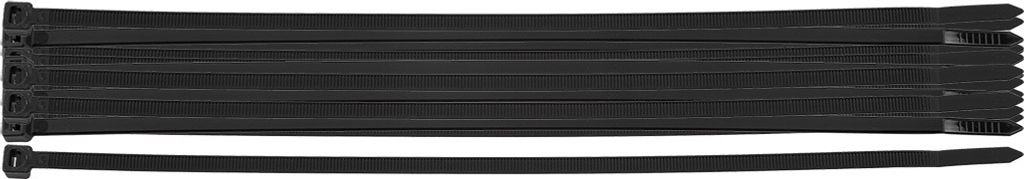 NEO TOOLS Nylon Kabelbinder Schwarz Set 20 Stück 200 mm x 4.8 mm - Stark Kabelbinder mit 40 kg Zugfestigkeit - UV-Beständig