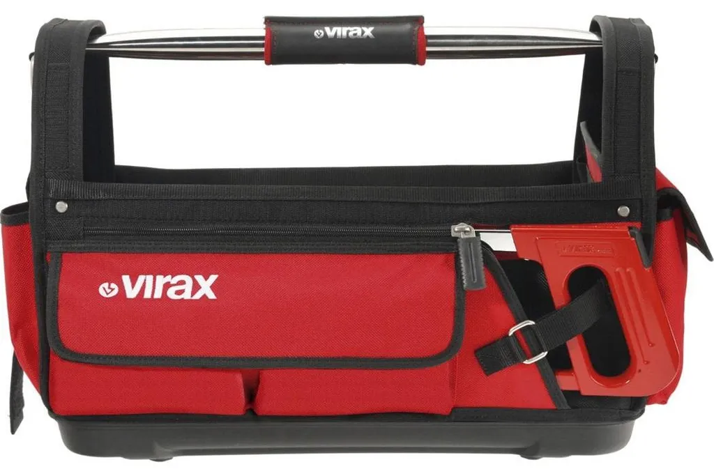 Sac à outils textile Virax pour chantier et maintenance 560x230x370 mm