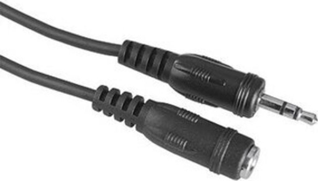 Hama Audio-Kabel 5 m 3.5mm Schwarz