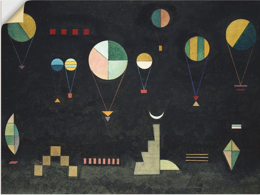 ARTland Wandbild, selbstklebend Flach-Tief. 1930 Größe: 40x30 cm