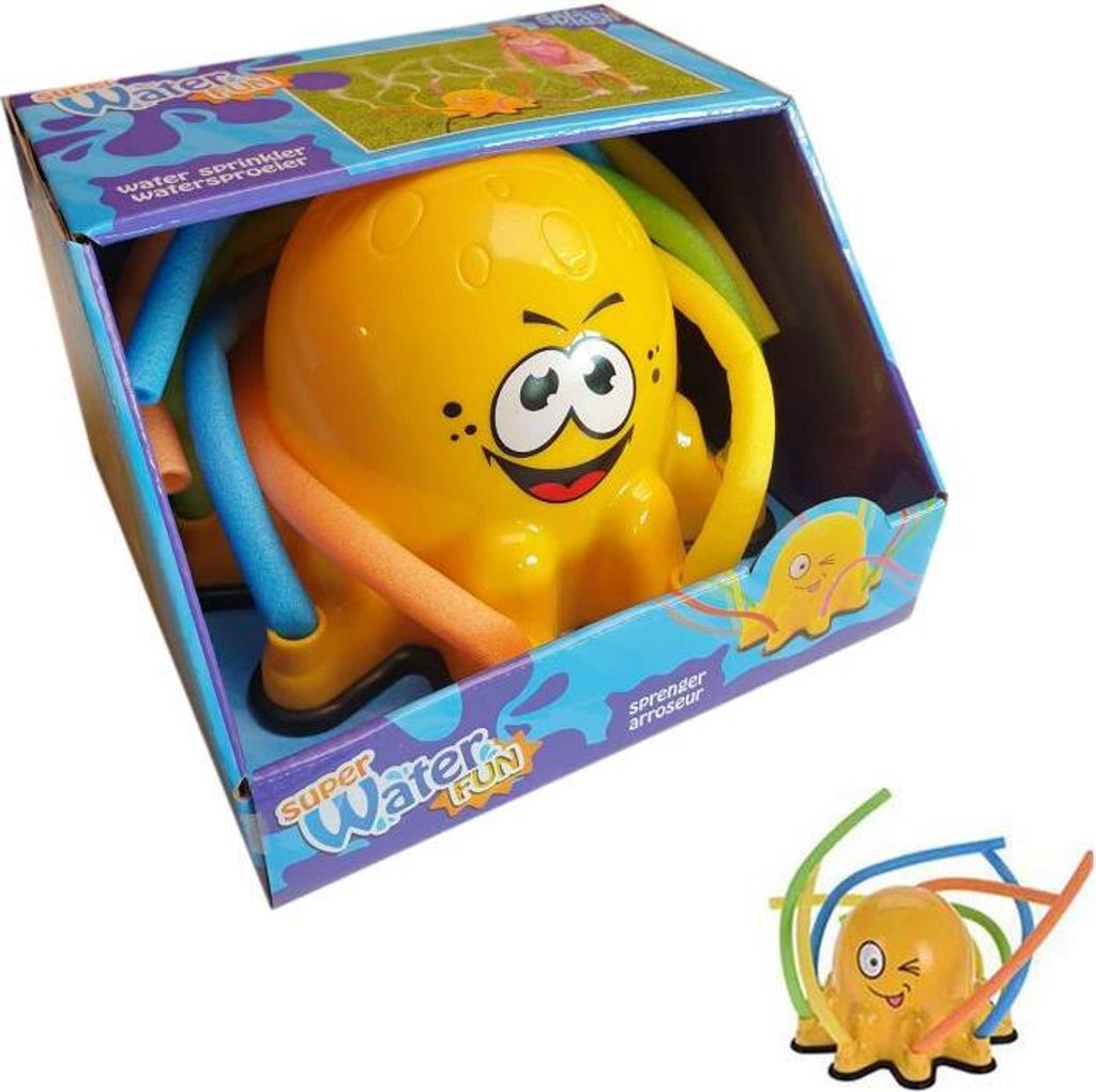 Kinder Dusche Wassersprinkler OCTOPUS Wassersprenger Garten Wasser Spiel