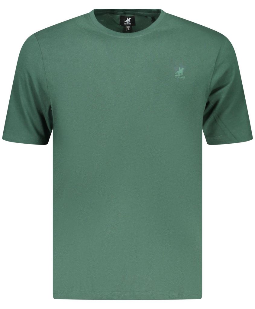T-shirt vert à manches courtes pour homme, avec imprimé et Image du produit 