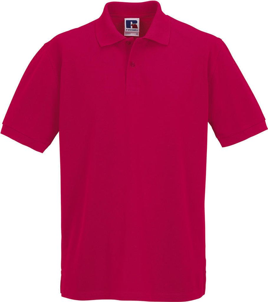 Russell R-569M-0 | MenŽs Classic Baumwolle Poloshirt Herren - Farbe: Fuchsia - Größe: L