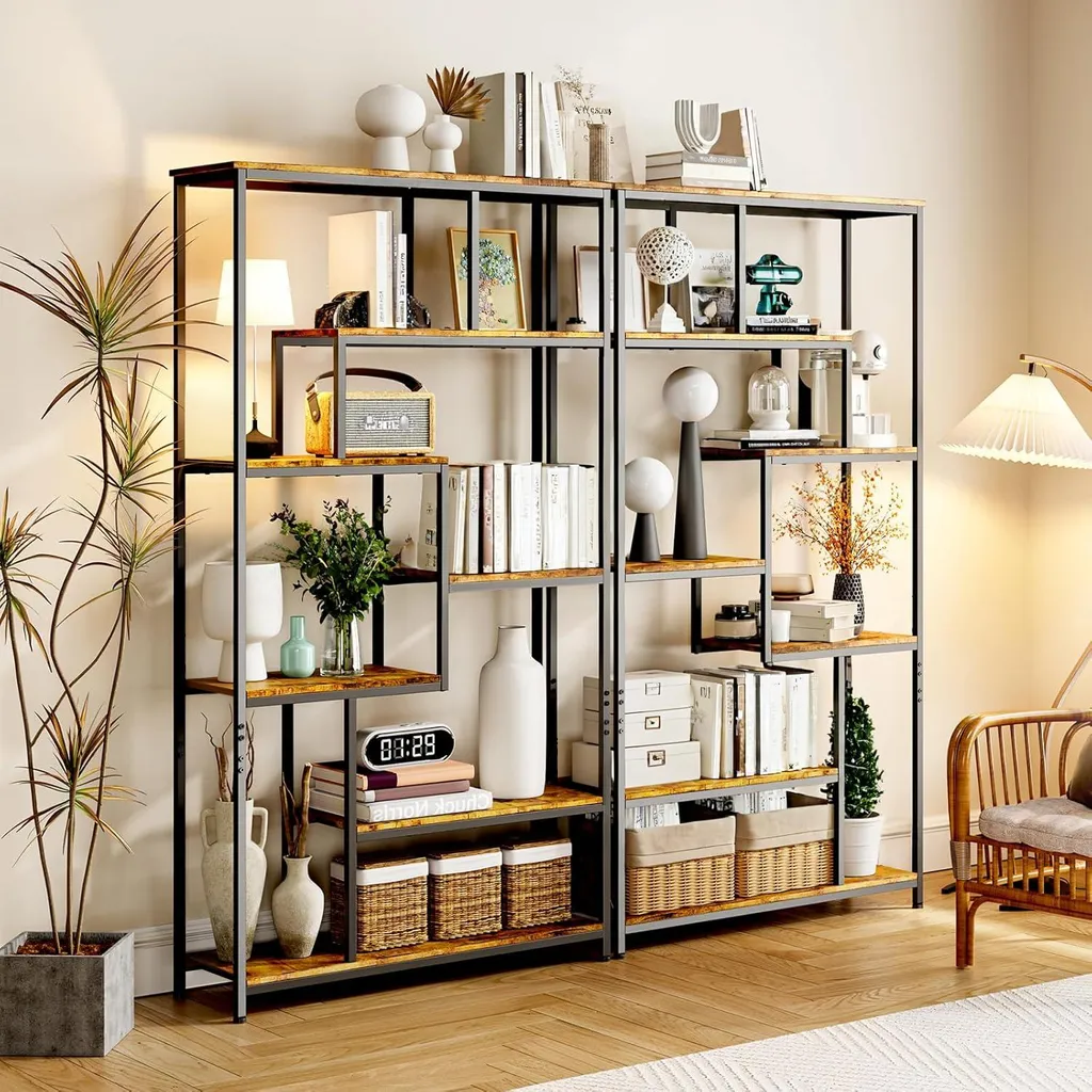 Bibliothèque de Bureau 180x100 cm Idéale pour Dossiers et Lecture - 9