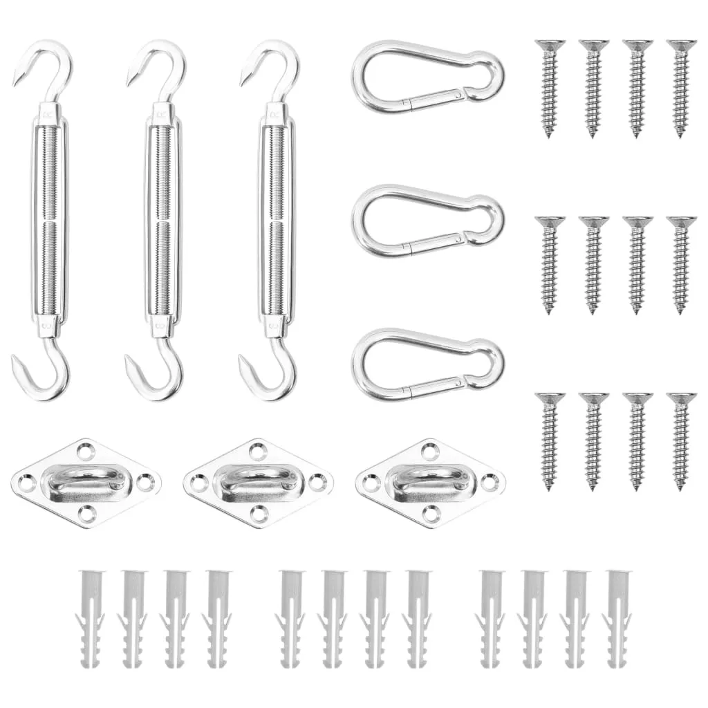 Set Fissaggio Maison Exclusive per Tenda a Vela | Acciaio Premium