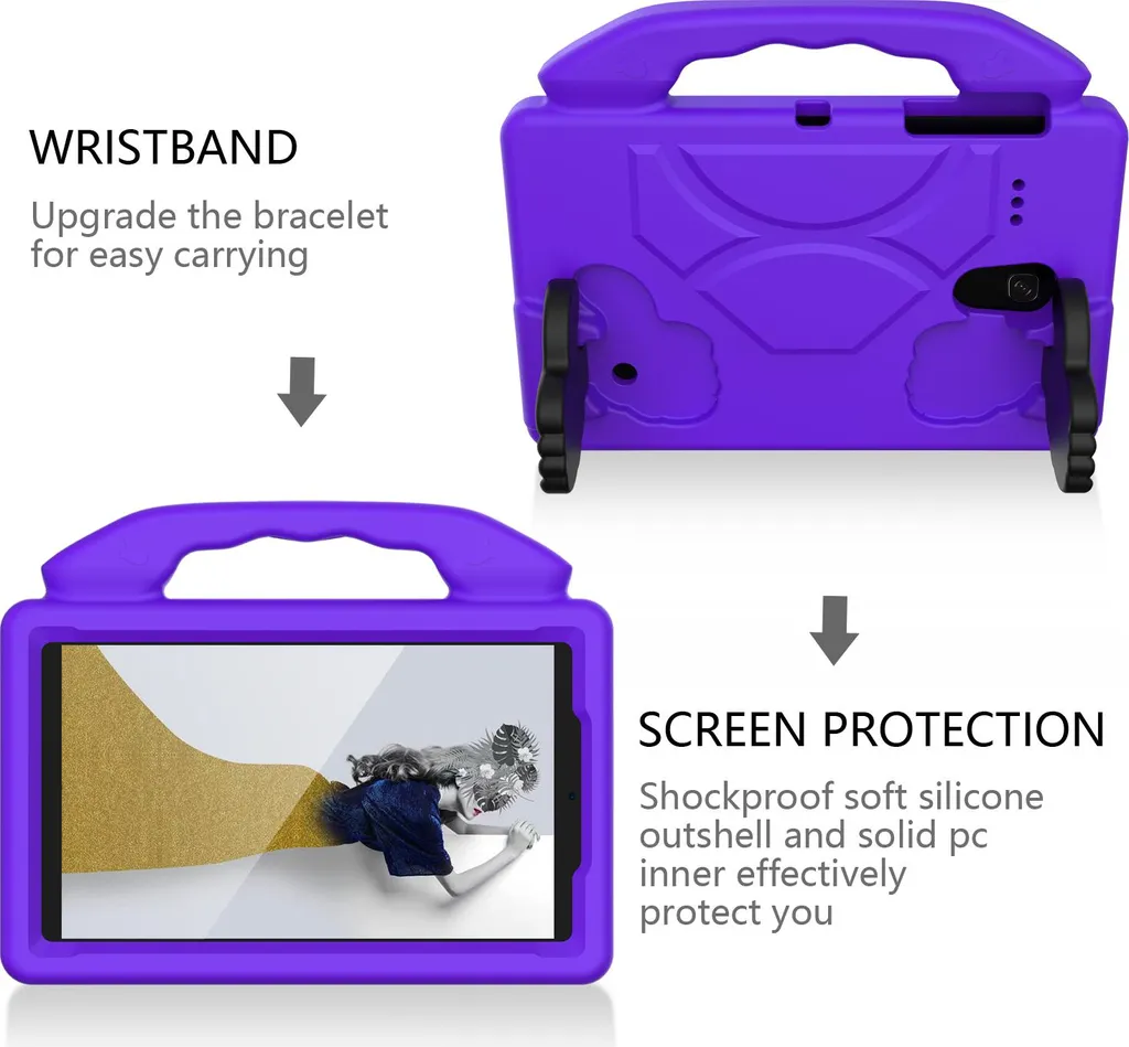Cover Samsung Tab E 8.0 e Tab 4 8.0 Kids Edition EVA Shockproof - 3