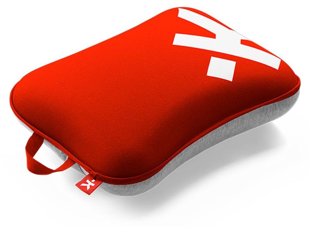 Oreiller de voyage Skross Mini Pillow, rouge Image du produit 