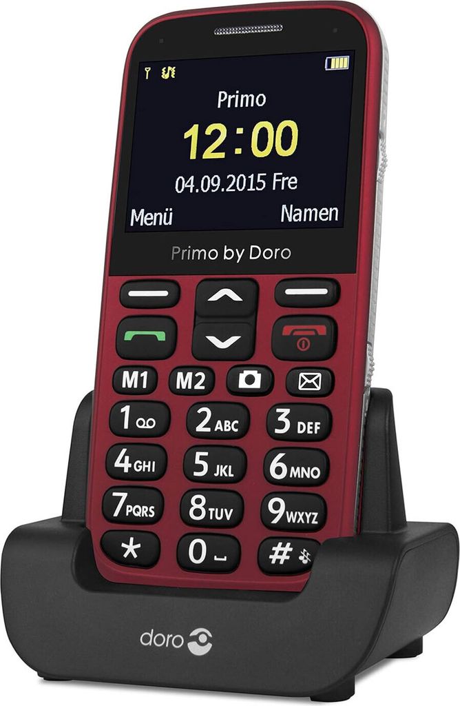 Doro Primo 366 rot Produktbild