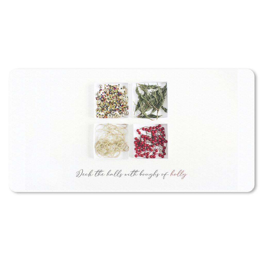 MuchoWow Mauspad Mousepad Winter - Schalen - Weihnachten 60x30 cm - Mousepads - Maus Mat - Pad - Mausunterlage - Nachhaltig