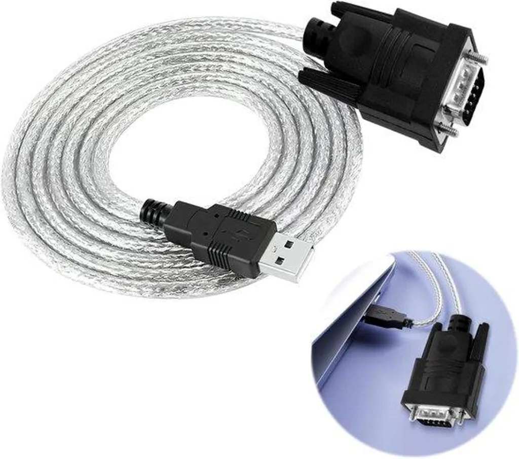 Câble RS232 vers USB pour Résoudre les Conflits de Port COM PC