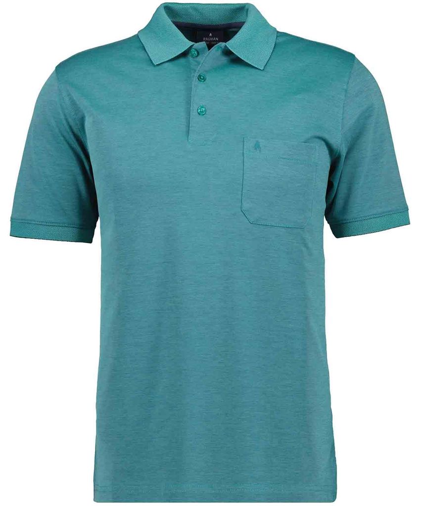 Ragman H-Polo Polo Soft-Knit uni Produktbild 