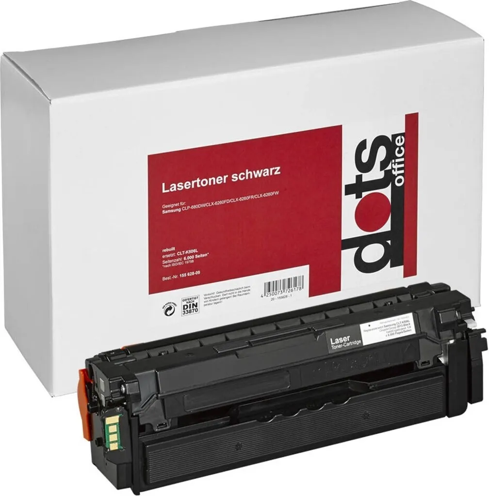 Toner Dots 3513 Noir Anti-Fuites pour Remplacer Samsung CLT-K506L Facile