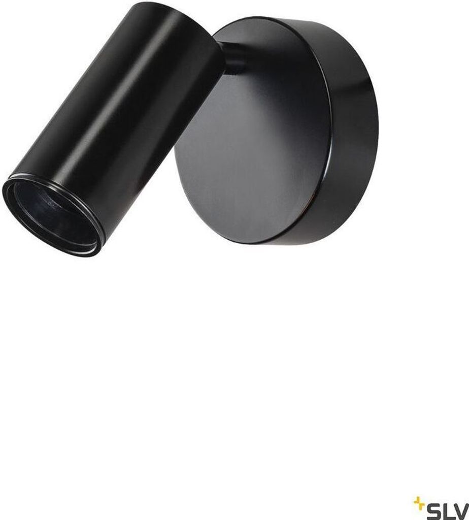 SLV 1002585 FITU E27 Wand- und Deckenaufbauleuchte Schwarz EEK: A++