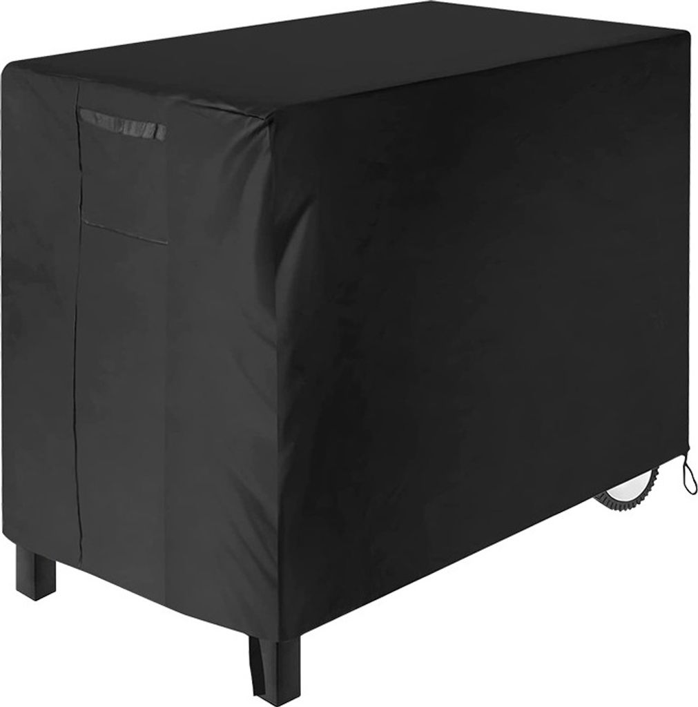 Grillabdeckung BBQ Grill Abdeckhaube 420D Oxford Stoff Wasserdicht Abdeckplane Gasgrill Schutzhülle, 102x61x81cm, Schwarz