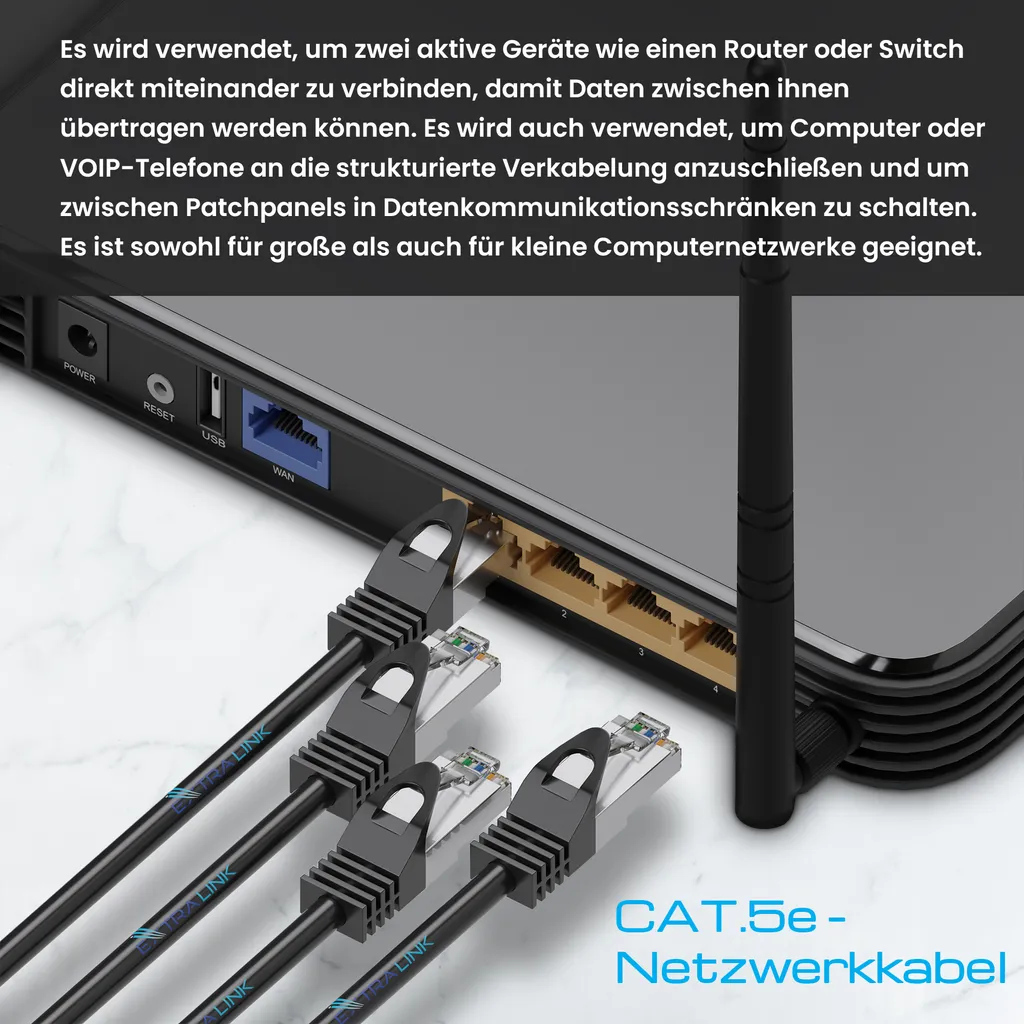 Extralink Cat.5e FTP 0,5 m Cavo patch LAN Cavo di rete Ethernet Patchcord - 2