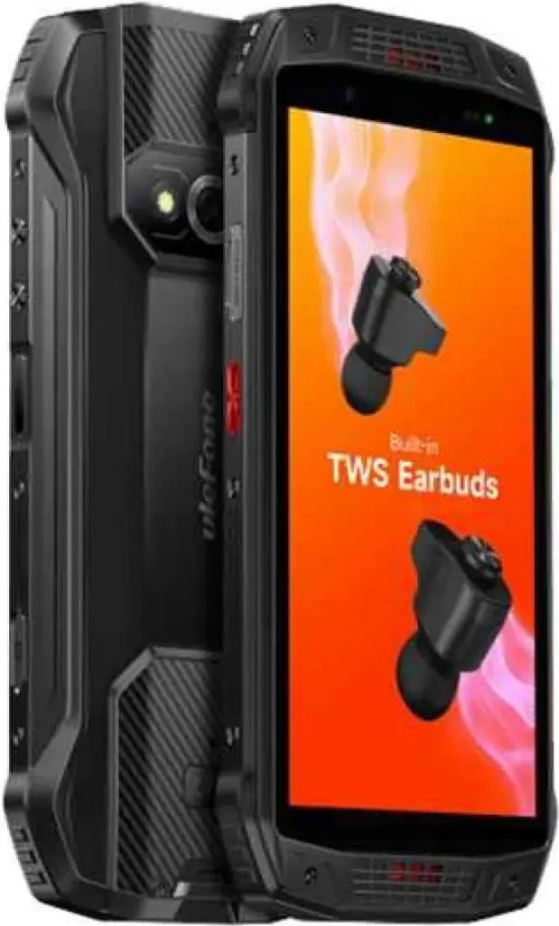 Ulefone Armor 15 Smartphone Robuste 128 Go avec Écouteurs TWS Intégrés