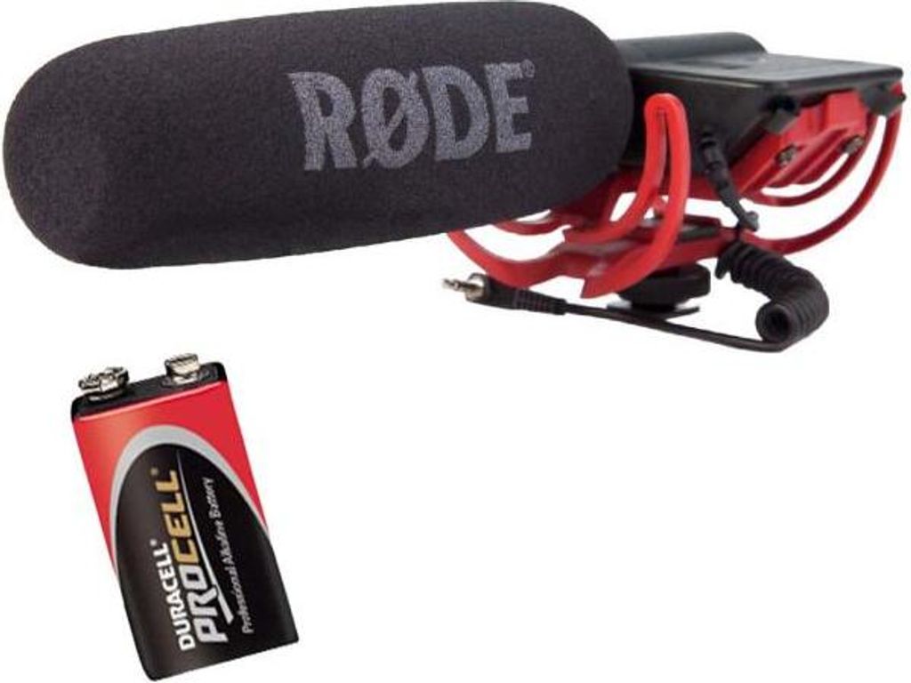 Rode VideoMic Rycote Kameramikrofon mit 9V Batterie
