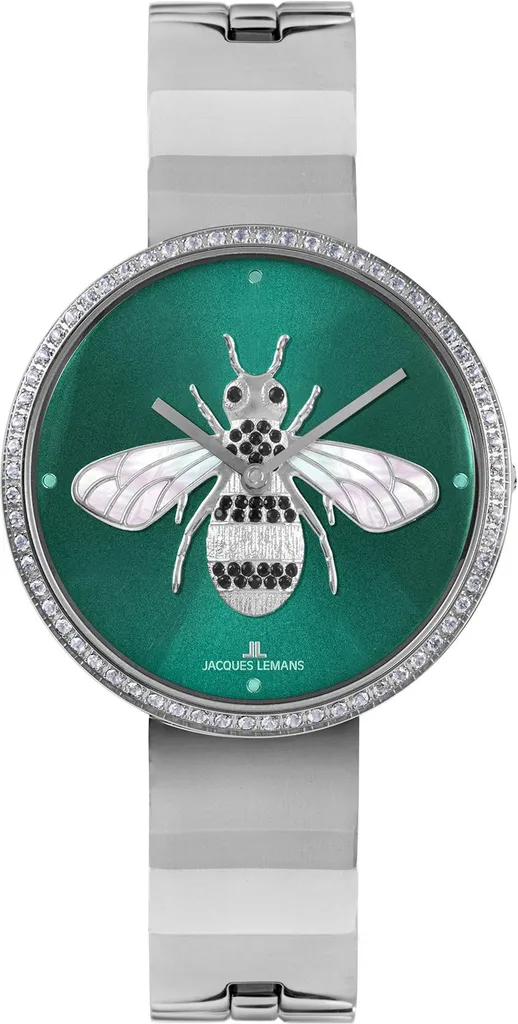 Montre Quartz Jacques Lemans 1-2136A en Acier Inoxydable Design Femme