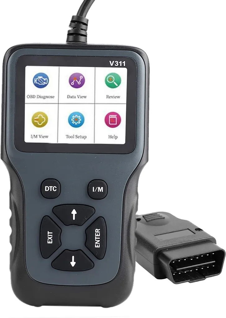 Lecteur de code OBD2 V311 Scanner diagnostic automobile 8-36V couleur
