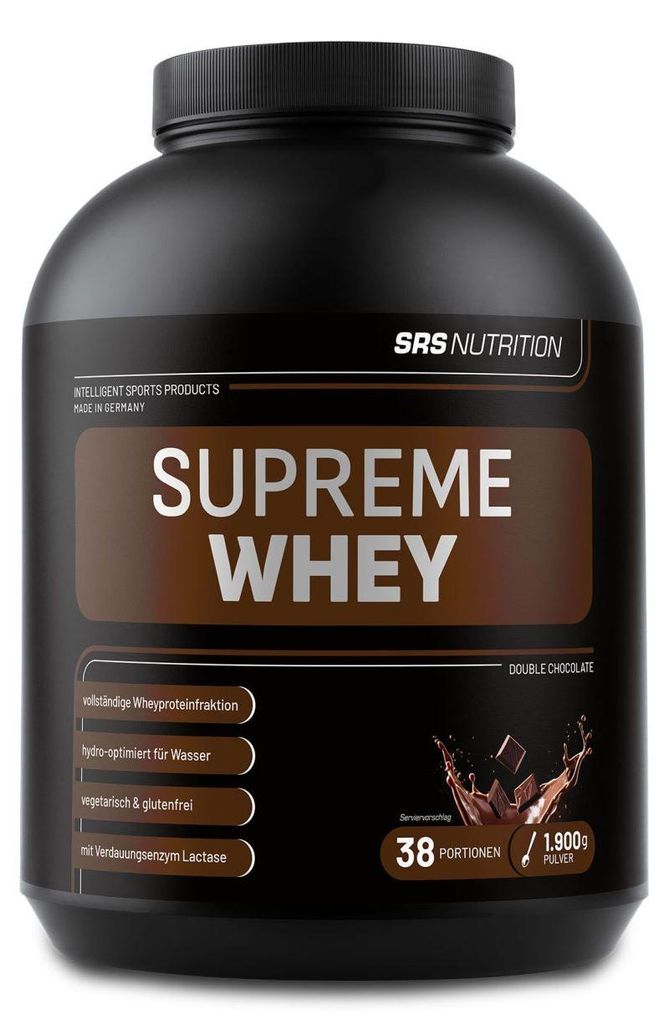 SRS Supreme Whey - 1900g - Dose Double Chocolate