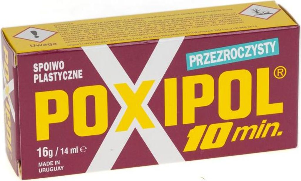 POXIPOL - adesivo bicomponente trasparente, 16g/14ml Immagine del prodotto 