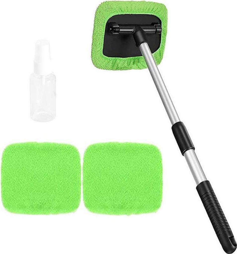 INF Multifunktionales Korallvlies Reinigungsbürsten Set mit Sprühflasche - 4-teilig