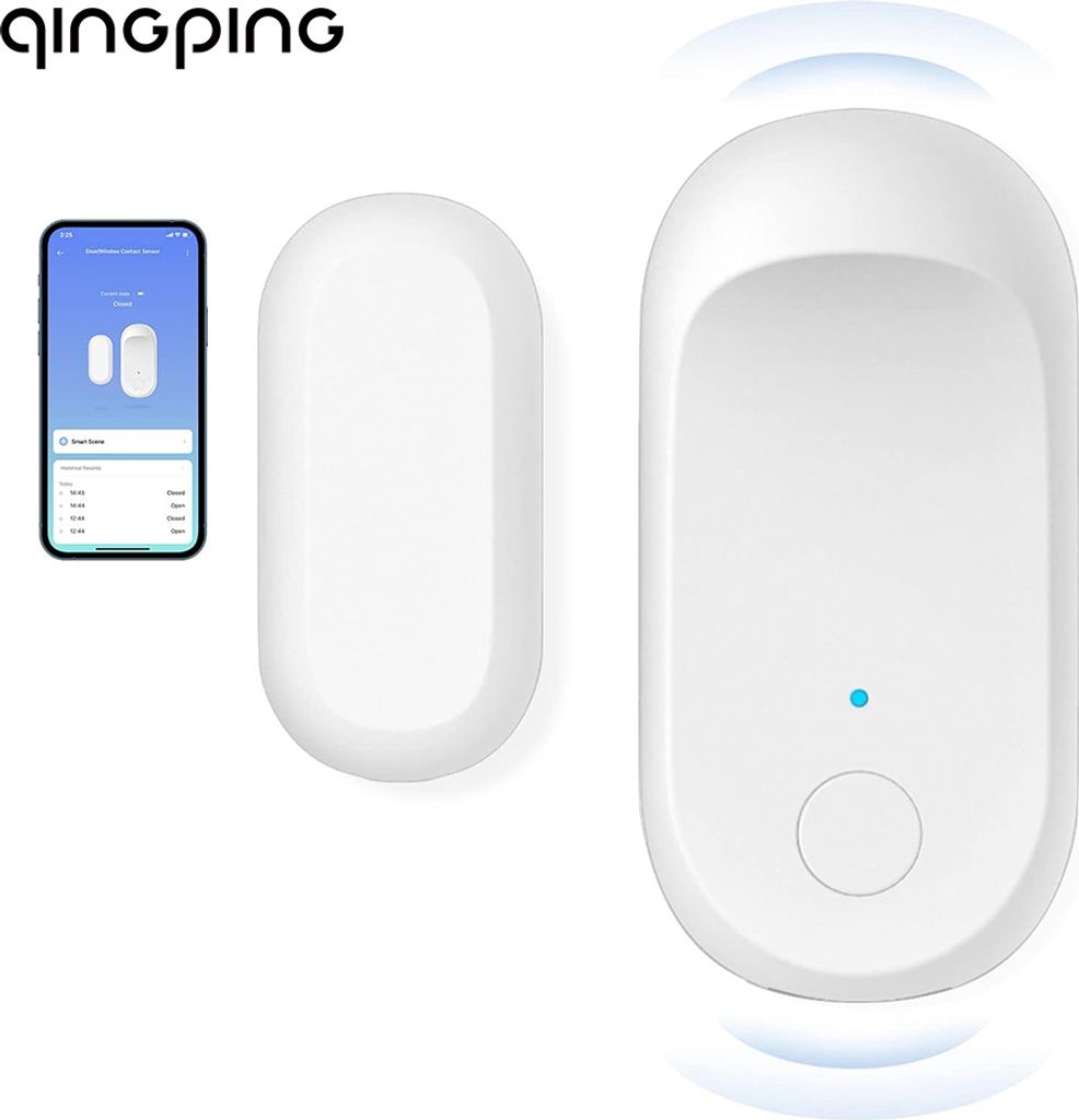 QingPing Tür- und Fensteröffnungs- und -schließsensor, intelligenter Schalter, Bluetooth 5.0