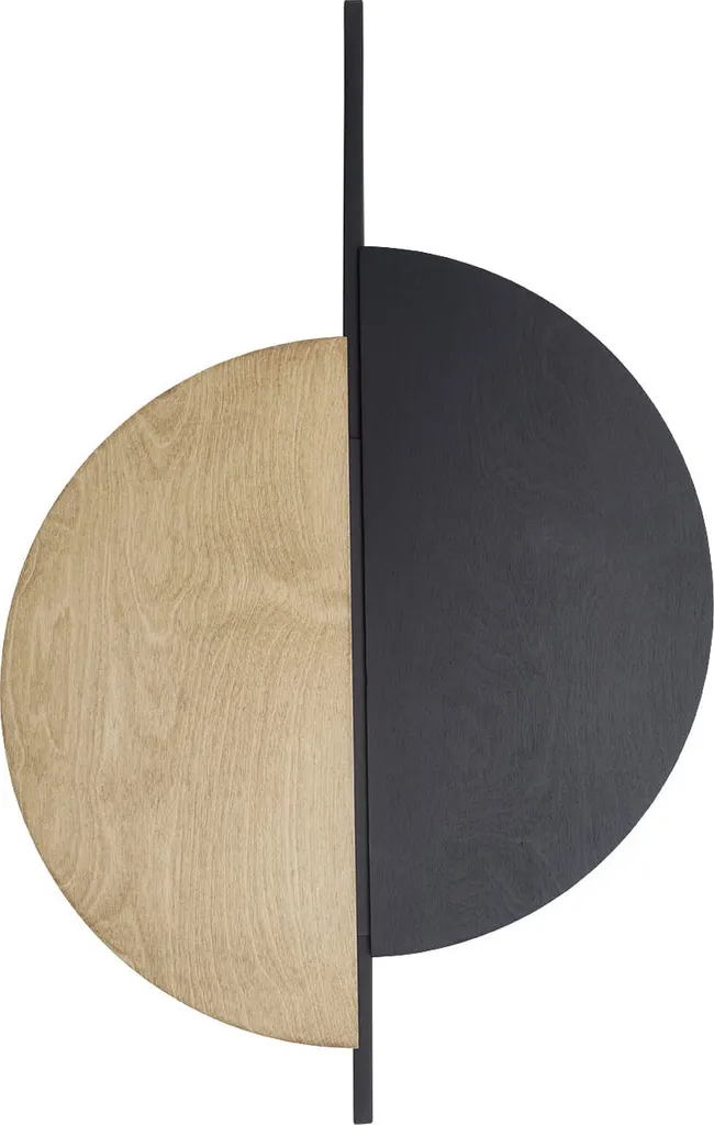 Éclairage mural chambre et salon bois et acier 8W pour ambiance zen
