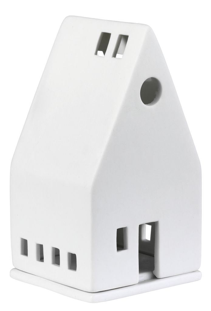 Räder ZUHAUSE Windlicht Lichthaus aus Porzellan klein - H Produktbild 