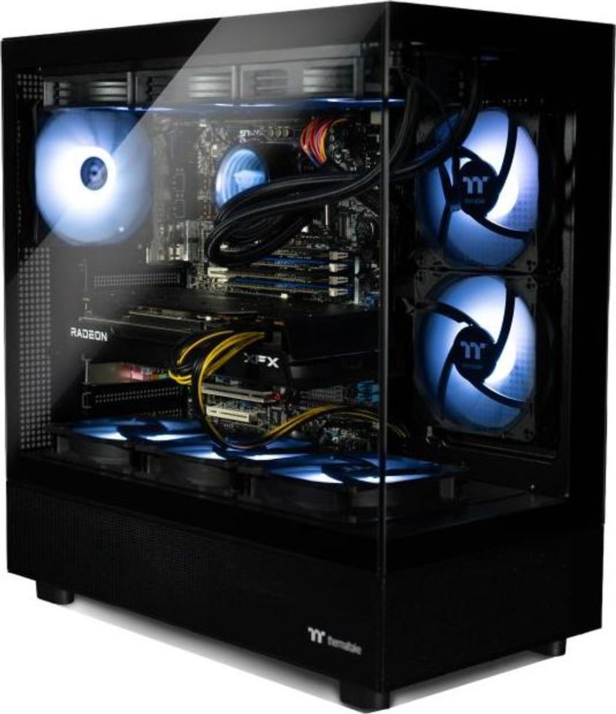 Gaming PC High End mit Intel Xeon 14-Kerne CPU | Nvidia GeForce RTX 5060 8 GB | 128 GB RAM DDR4 | 2 TB NVMe M.2 SSD | Wasserkühler | Windows 11 Pro