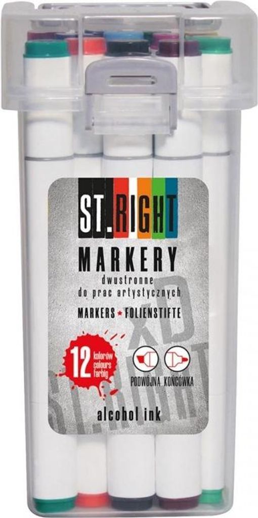 Doppelseitige Kunstmarker St.Right