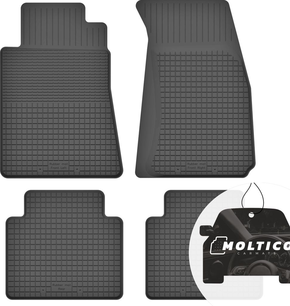 Gummimatten mit Rand Auto Fußmatten Gummi Automatten Passgenau 4-teilig Set - passend für Honda CR-V I 1995-2001