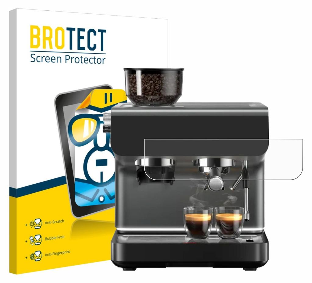Für WMF Espresso Pro Schutzfolie BROTECT Displayschutz Display Schutz Folie Klar Transparent