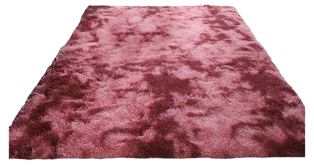 Flauschige Bodenmatte, Plüschteppich mit rutschfester Unterseite, zotteliger, flauschiger Schlafzimmerteppich, Bettvorleger für Kinderzimmer, Spi...
