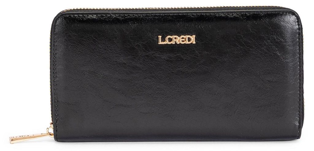 L.CREDI Geldbörse Sohanni Zip Around Wallet Black schwarz Produktbild 