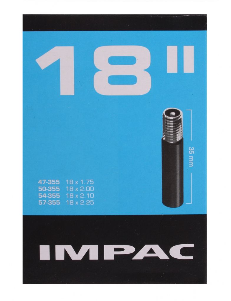 Impac Innertube 18 x 1,75 / 2,25 (47 / 57-355) AV 35mm Image du produit 