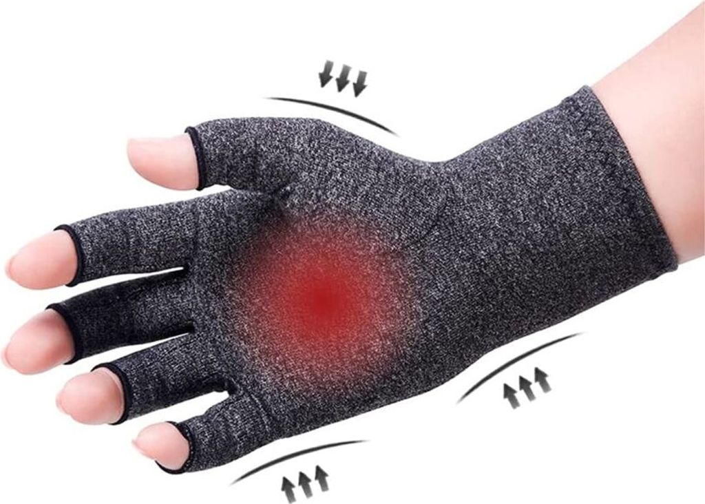2er-Pack Kompressionshandschuhe zum Schutz des Handgelenks bei Arthritis – Zur Schmerzlinderung – Bei Videospielen und Arthrose – Größe M ...
