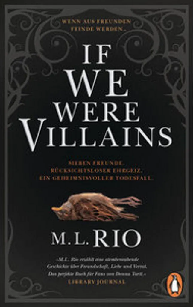 Livre Thriller Psychologique If We Were Villains Roman Dark Academia Noir